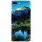 Husa silicon pentru Apple Iphone 7 Plus, HDR Mountains Lake