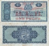 1964 (4 V), 1 pound (P-166c.2) - Scoția!