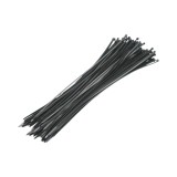 Fasete colier din plastic negre 3.5x370 mm, set 100 buc, Longroad