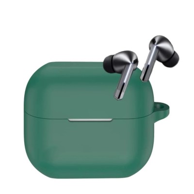 Techsuit - Silicone Case - for AirPods 4, Smooth Ultrathin Material - Green foto