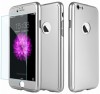 Husa Full Cover (fata + spate + geam sticla) pentru Apple iPhone 6 Plus / 6S Plus, Silver