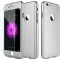 Husa Full Cover (fata + spate + geam sticla) pentru Apple iPhone 6 Plus / 6S Plus, Silver