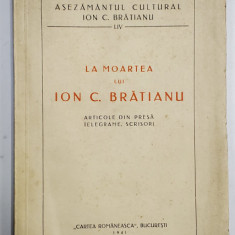 LA MOARTEA LUI ION C. BRATIANU , 1941