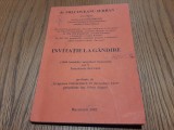 MILCOVEANU SERBAN - Invitatie la Gandire - Vol. V - TCM Print, 2002, 152 p.