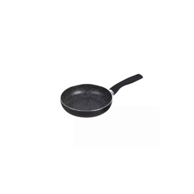 Tigaie din aluminiu, marmorata, 18 cm, negru, KingHoff foto