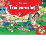 Trei purcelusi. Povesti clasice 3D - carte pop-up - Tony Wolf