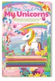 Cumpara ieftin Mini set creativ cu nisip si sclipici - Unicorni, 4M