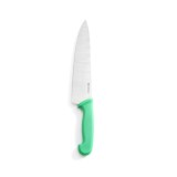 Cumpara ieftin Cutitul bucatarului, certificat igiena HACCP, lama inox 24 cm, lungime totata cutit 38,5 mm, maner verde, Hendi