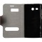 Husa tip carte cu stand rosie (cu decupaje frontale) pentru Huawei Ascend Y511
