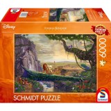 Puzzle Thomas Kinkade - Disney - The Lion King, Return to Pride Rock 6000, Schmidt