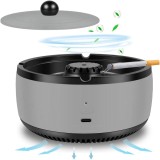Cumpara ieftin Scrumiera Electrica cu Capac, Aspiratie Directa, Purificator de Aer cu Ioni Negativi, Odorizant Eliminarea Mirosurilor Neplacute, Fumului de Tigara, O