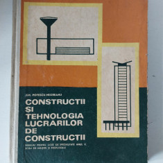 Constructii si tehnologia lucrarilor de constructii - Manual 1973