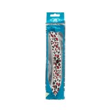 Pila pentru unghii Global Fashion, banana, leopard, granulatie 180/180