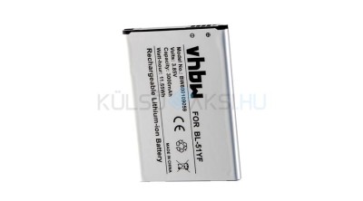 Baterie de telefon mobil VHBW LG BL-51YF, EAC62858501 - 3000mAh, 3.85V, Li-ion foto