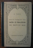 G. Paris - Recits extraits des poetes et prosateurs du moyen age
