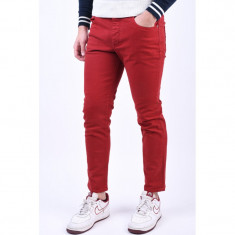 Pantaloni Selected Slim-Leon Red Dahilia foto
