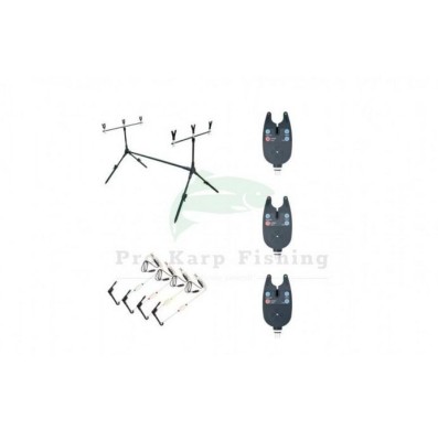 Rod-pod pescuit echipat cu Avertizori /senzori si 4 Swingere foto