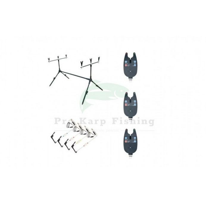 Rod-pod pescuit echipat cu Avertizori /senzori si 4 Swingere