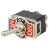 Comutator Basculant DP3T ON-OFF-ON 10A 250VAC