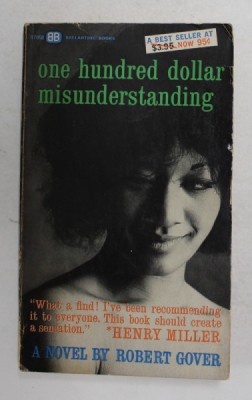 ONE HUNDRED DOLLAR MISUNDERSTANDING - a novel by ROBERT GOVER , 1961 foto