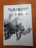 program opera romana 1971-turandot de giacomo puccini