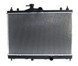 Radiator racire Nissan Tiida, 09.2007-, motor 1.6, 81 kw; 1.8, 93/94 kw, benzina, cutie manuala, cu/fara AC, 598x380x16 mm, aluminiu brazat/plastic,