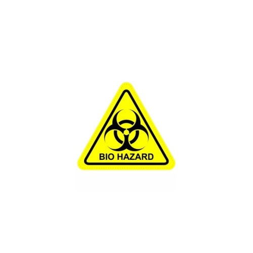 Abtibild refectorizant BIO HAZARD 6,5x5,7cm Cod:LT-03 Automotive TrustedCars