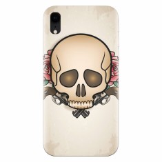Husa silicon pentru Apple Iphone XR, Skulls And Roses
