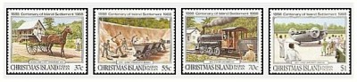 Christmas Island 1988 - 100th anniv. Permanent Settlement, serie foto