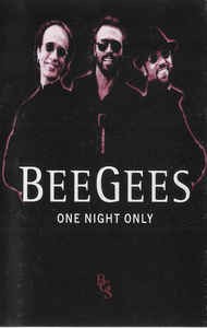 Casetă audio Bee Gees - One Night Only, originală