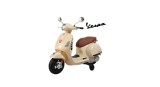 Motocicleta Electrica 6V cu Sunet Bej Maro, Oem