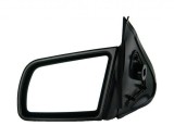 Oglinda exterioara Opel Vectra A (Sedan+Hatchback) 1988-1995 partea stanga View Max crom plana carcasa neagra reglare electrica cu incalzire