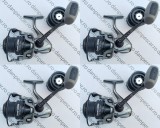 SET 4 Mulinete Feeder si Crap PRO FL CHASER LA5000 tambur Long Cast, Baracuda