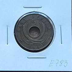 Africa de Est 5 cents centi 1941