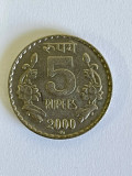 Moneda 5 RUPEES - 2000 - India - KM 154.1 (384), Asia