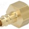 Conector rapid PNEUMAT 0&divide;35bar alamă 35mm Filet G 1/2 1000l/min