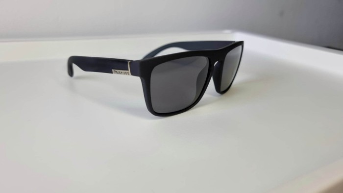 Ochelari de soare Wayfarer Polarizati - Rama neagra Lentile negre