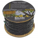 Lant de blocare plante, plastic, negru, 1.25x0.5x0.24 cm, 25 m