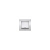 Intrerupator Cap Cruce Elbi Zena Gri Metalizat, 10A, IP20, Incastrat, 220-240V
