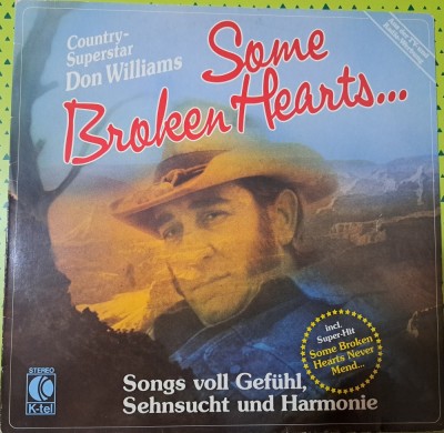 Disc Vinil - Don Williams - Some Broken Hearts...-K-Tel- TG 1311 foto
