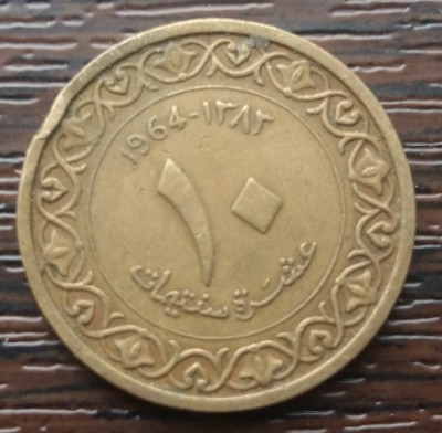 (M512) MONEDA ALGERIA - 10 CENTIMES 1964 foto