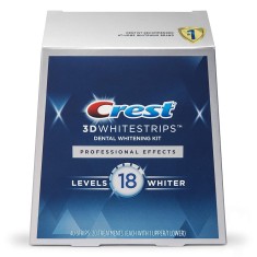 20 Plicuri, Benzi Crest 3D White Professional Effects, 10% concentratie, tratament pentru albirea di