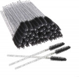 Sel 100 PCS Perii de mascara de unică folosință Perii de cristal pentru gene Mas