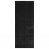 Cumpara ieftin Covor HUARTE, fir scurt, moale si lavabil, negru, 80x200 cm
