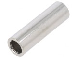 Manşon Distanţier Alamă Nichel 40mm 12mm