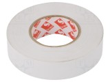 Banda electroizolantă albă 19mm x 33m