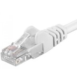 Cablu UTP cat 5e 0.25m Alb, sputp002W