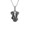 Lant inox cu Pandantiv Motor motocicleta otel inoxidabil Personal Style 00A214