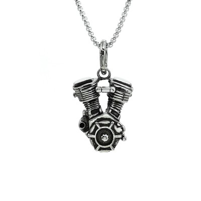 Lant inox cu Pandantiv Motor motocicleta otel inoxidabil Personal Style 00A214 foto