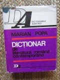DICTIONAR DE LITERATURA ROMANA CONTEMPORANA-MARIAN POPA